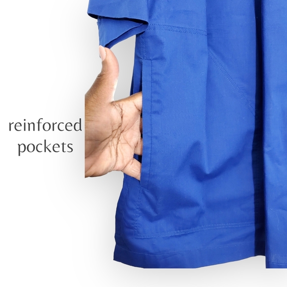 Joan Rivers Women's 3/4 Sleeve Button Front Shirt Reinforced Pockets sz 2X - Picture 5 of 8